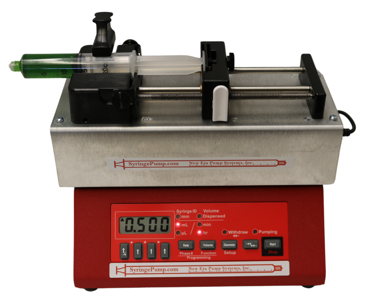 SyringePump.com - NE-M500 Left-Hand Drive Syringe Pump System